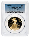 2014-W 1 oz Proof Gold Eagle $50 PCGS PR70
